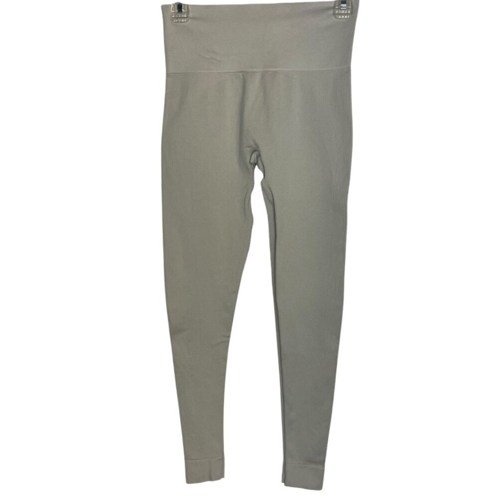 Set Active Women's M‎ Sculptflex Leggings Beige Nylon Spandex Athletic Sporty